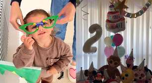 Filha de Neymar e Amanda Kimberlly ganha festa de 2 anos e homenagem de avó: 'Mesmo de longe'