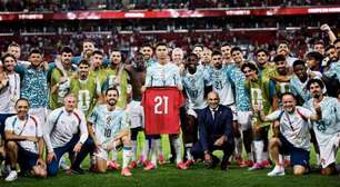 Jogadores de Portugal homenageiam Diogo Jota após classificação