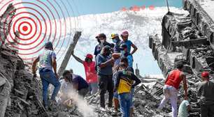 O mapa de satélite que mostra a extensão da destruição em La Guaira, a área mais atingida pelos terremotos na Venezuela