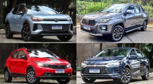Os 50 carros mais vendidos do 1º semestre: Strada lidera e Tera surpreende