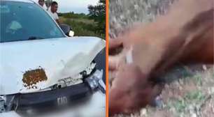 Filho do cantor Neto Araújo sofre acidente a caminho do velório do pai