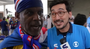 'Você é o pai do Vozinha?': repórter da Globo leva maior susto ao vivo na Copa do Mundo ao descobrir parentesco com goleiro sensação de Cabo Verde