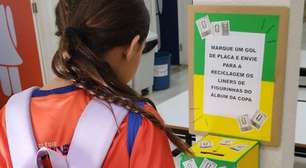 Febre dos álbuns da Copa: escolas mobilizam alunos para reciclar lixo invisível das figurinhas