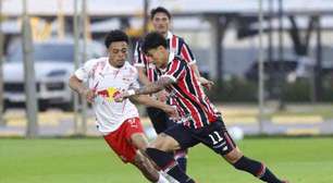 São Paulo fica no empate com o Bragantino em jogo-treino