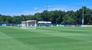Com presença de Samir Xaud, Seleção faz último treino antes de enfrentar Noruega