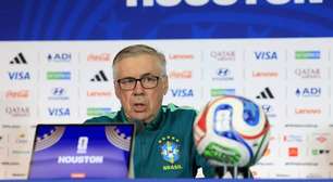 Ancelotti vê evolução do Brasil na Copa e admite Neymar e Vini juntos
