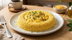 Cuscuz com ovos mexidos cremosos: receita fácil, nutritiva e perfeita para começar o dia