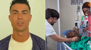Cristiano Ronaldo convida menino sobrevivente de terremotos na Venezuela para assistir a jogo
