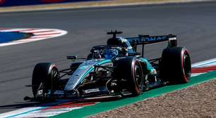 F1: George Russell lamenta perda de posições após bom início na sprint race