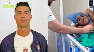 Cristiano Ronaldo envia vídeo a garotinho venezuelano vítima de terremotos: 'Vou adorar conhecê-lo'