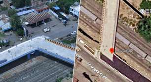Depois de sete engenheiros, duas empresas e um investimento de US$ 2,3 milhões, a Índia se deparou com um problema: uma ponte de 90 graus