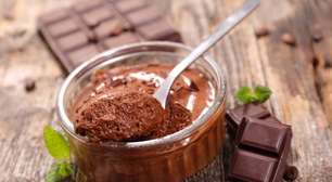 Mousse de chocolate zero açúcar: sobremesa cremosa, prática e perfeita para quem busca equilíbrio