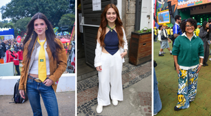 Veja os looks dos famosos para duelo entre Brasil e Noruega