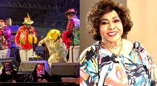 Alcione se pronuncia após queda durante show em São Luís: 'Levanta e sacode a poeira'