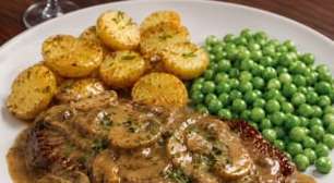 Steak à Diana clássico: carne macia com molho cremoso