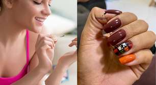 Nail art junina: tendência com cores vibrantes e patchwork