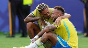 Despedida de Neymar da seleção aos 34 anos? Pênalti, confusão com goleiro e cartão amarelo em 33 minutos jogados
