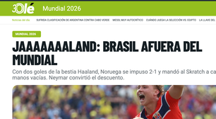 'Entre as grandes decadentes': como imprensa internacional reagiu à eliminação do Brasil na Copa 2026