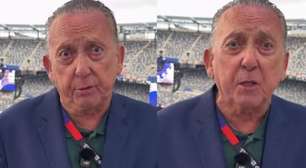 Galvão Bueno comove com despedida após narrar última Copa: 'Sofrido'