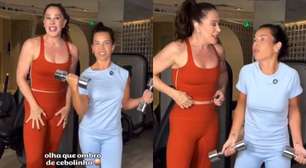 Fernanda Souza exibe músculos e revela bastidores de mudança após conselho de Claudia Raia