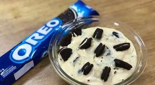 Sobremesa com Oreo combinando a crocância do biscoito com uma mousse de limão fácil e cremosa