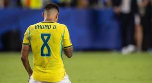Esposa de Bruno Guimarães presta apoio após eliminação do Brasil: "dói na alma, mas faz parte do esporte"