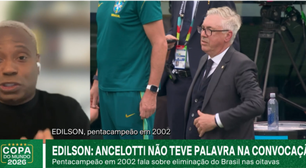 Edilson diz que Ancelotti não tem palavra e que desmotivou jogadores ao levar Neymar pra Copa