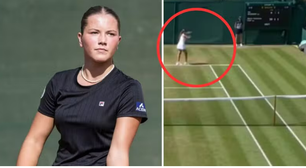 Tenista de 15 anos é desclassificada de Wimbledon ao jogar raquete na torcida