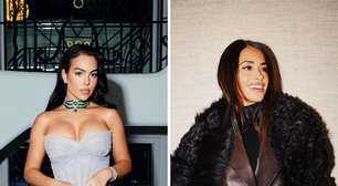 Em interação rara, esposa de Cristiano Ronaldo presenteia mulher de Messi: 'Tudo lindo'