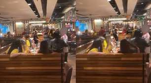 Homem saca arma em discussão durante transmissão do jogo do Brasil em shopping de SP
