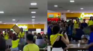 Torcedores brigam em shopping após eliminação do Brasil para a Noruega em Pernambuco