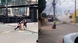 Granada é encontrada em telhado de creche no Rio; polícia investiga origem do artefato