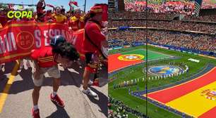 Jornalista brasileiro 'alvo' de CR7 viu eliminação do estádio e mostrou festa da torcida da Espanha antes de jogo