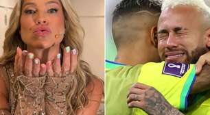 Neymar chora na Copa e Luana Piovani não perde a oportunidade: "Aposentado"