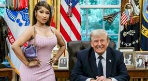 Nicki Minaj compartilha encontro com Donald Trump: "presidente favorito"