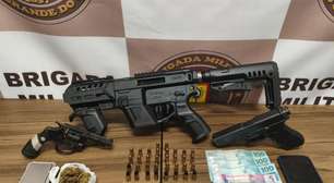 Homem é preso com drogas e armas durante ação da Brigada Militar em Rio Grande
