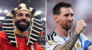 Messi x Salah: o encontro na Copa entre ícones da Argentina e do Egito