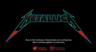 O Metallica apagou o próprio vermelho para salvar vidas