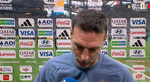 Scaloni se emociona após virada da Argentina e elogia elenco: 'Que grupo de jogadores'