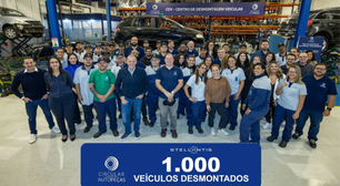 Stellantis desmonta 1.000 carros e transforma sucata em mais de 8 mil peças para reutilização