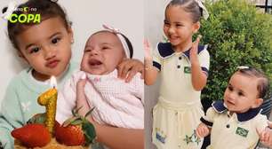 Bruna Biancardi encanta ao mostrar imagens de Mavie e Mel juntas ao celebrar um ano da caçula