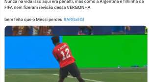 Web vê favorecimento da Fifa à Argentina após derrota do Egito na Copa do Mundo; veja