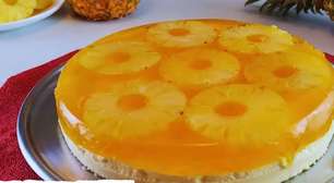 Mousse de abacaxi feito com uma dica especial para não talhar que fica bem cremoso e lindo
