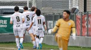 Santos goleia o Botafogo e conquista boa vantagem no Brasileiro Sub-20