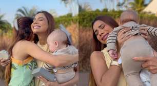 Veja a reação de Lexa ao receber convite de famosa para ser madrinha do sobrinho de Michel Teló