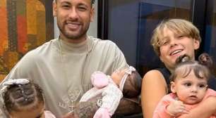 Davi Lucca surpreende com lembrancinhas no aniversário de Helena, filha de Neymar