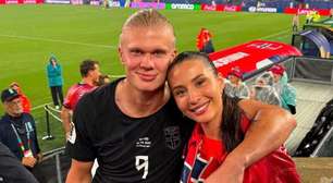 Brasileiros invadem perfil de esposa de Haaland após eliminação na Copa: 'Tentei ficar com raiva'