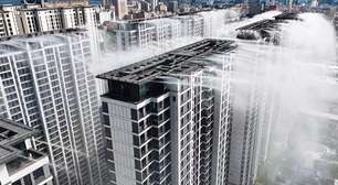 China já não refresca o ar, mas sim edifícios com "chuva" que não cai do céu