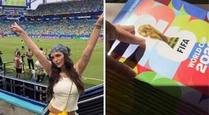 Rafa Kalimann comete erro e recebe pilha de álbuns da Copa em vez de figurinhas