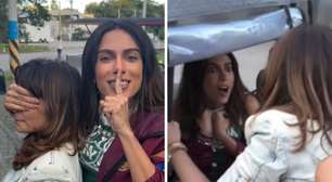 Anitta fica indignada ao não ser reconhecida por Maria Ribeiro: 'O que é isso, cara?'